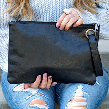 🖤 Track Belle Oversized Everyday Clutch